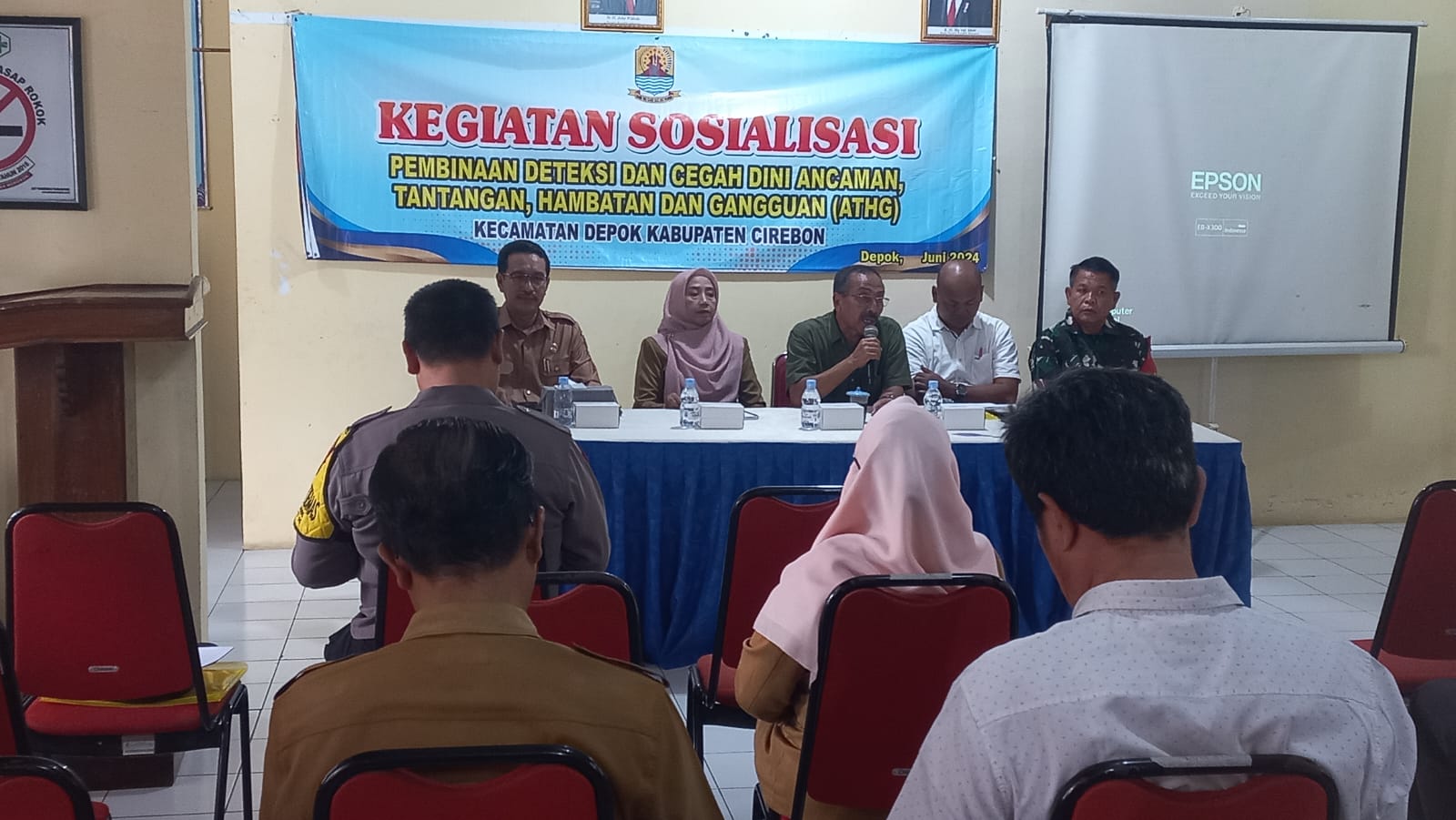 Danramil 0620-07/Plumbon Berikan Materi Sosialisasi PAM Binaan Cegah ATHG