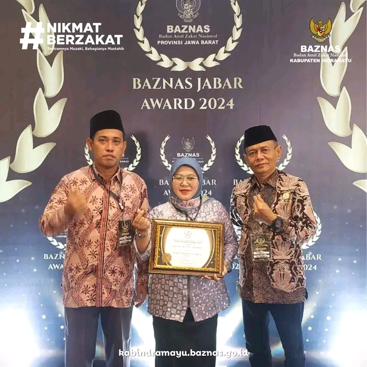 Pengelolaan Zakat Makin Baik, Baznas Indramayu Raih Anugerah Baznas Jabar Award 2024