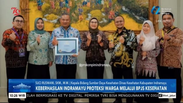 Dinkes Indramayu Bahas Keberhasilan Proteksi Masyarakat Melalui BPJS Kesehatan di Program “Sampurasun” TVRI Jabar