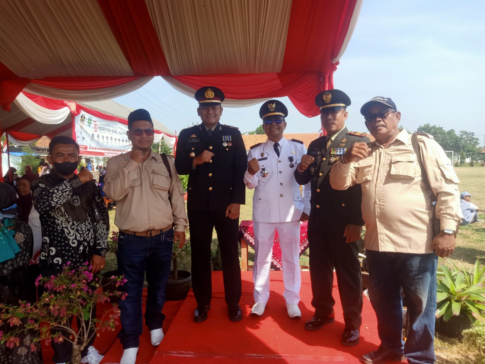 LPPPM Indramayu Hadiri Upacara HUT Kemerdekaan RI ke-79, Bersama Forkopimcam Juntinyuat