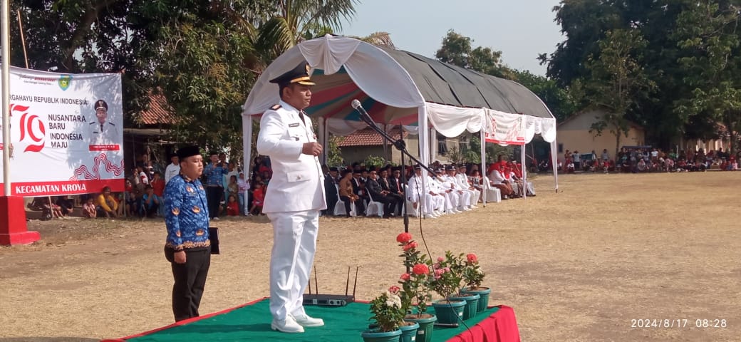 Upacara HUT Kemerdekaan RI di Kecamatan Kroya Berlangsung Khidmat