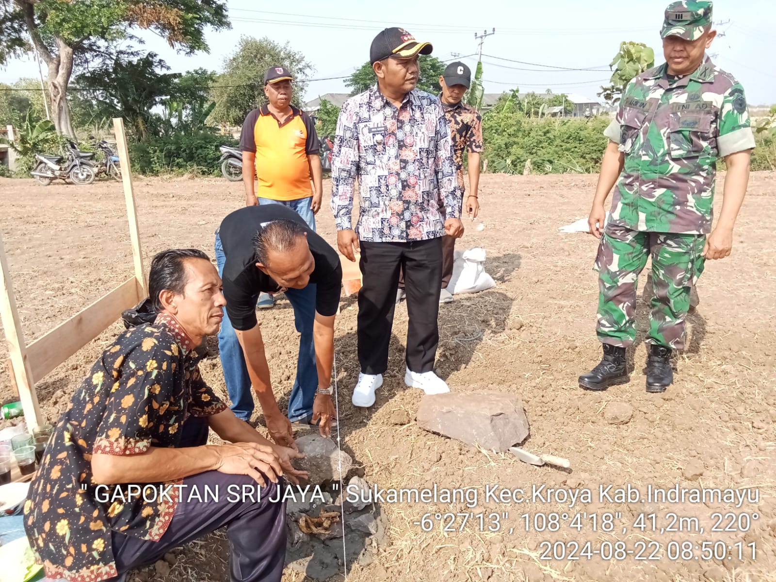 Gelar Peletakan Batu Pertama Pembangunan Lumbung Pangan, Rumah RMU, Bed Dryer, dan Lantai Jemur di Bumi