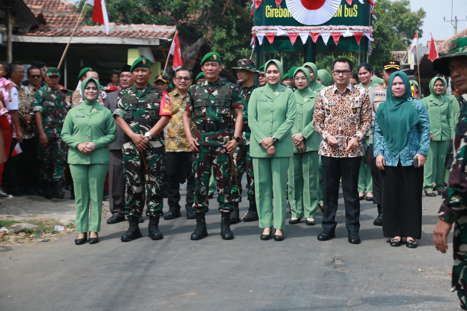 Program TMMD ke-121 di Desa Kubang, Kabupaten Cirebon Resmi Ditutup