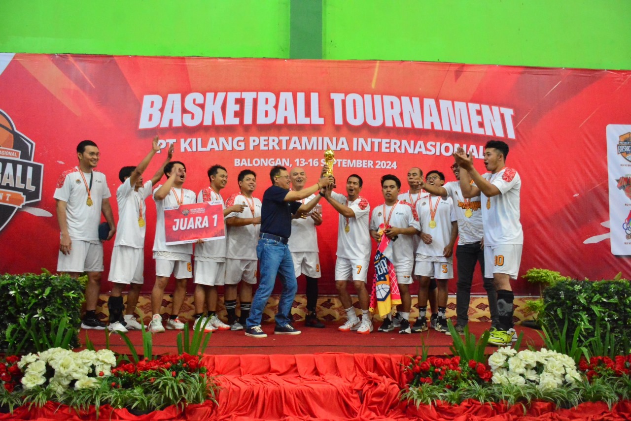 KPI Balongan Juarai Turnamen Bola Basket se-Indonesia