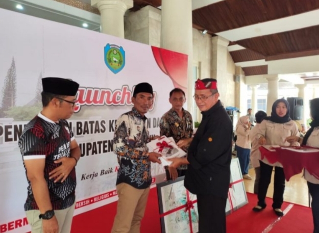 Pemkab Indramayu Launching Penegasan Batas Kecamatan dan Desa Kabupaten Indramayu