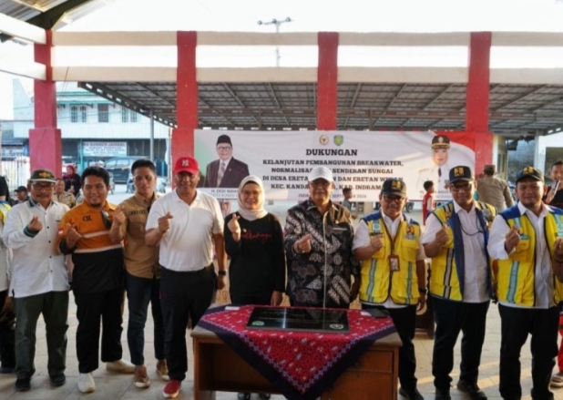 Selamatkan 382 Hektare Sawah Dari Rob, Nina – Dewa dan BBWS Lanjutkan Pembangunan Breakwater