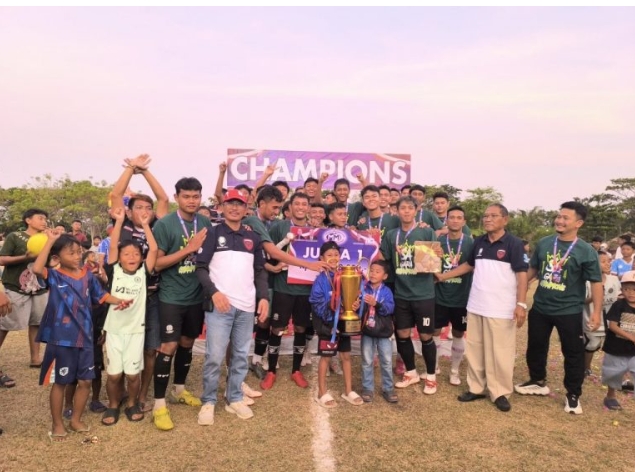 Sagara FC Sabet Juara MM Football Competition Indramayu Bermartabat 2024