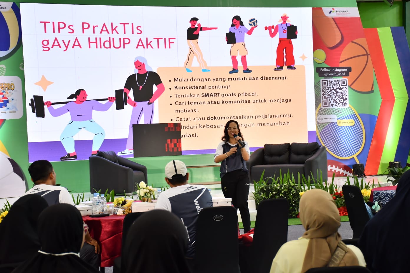 RU VI Balongan Tingkatkan Kesehatan Pekerja Dengan Program Senam Pound Fit dan Wellness 2024