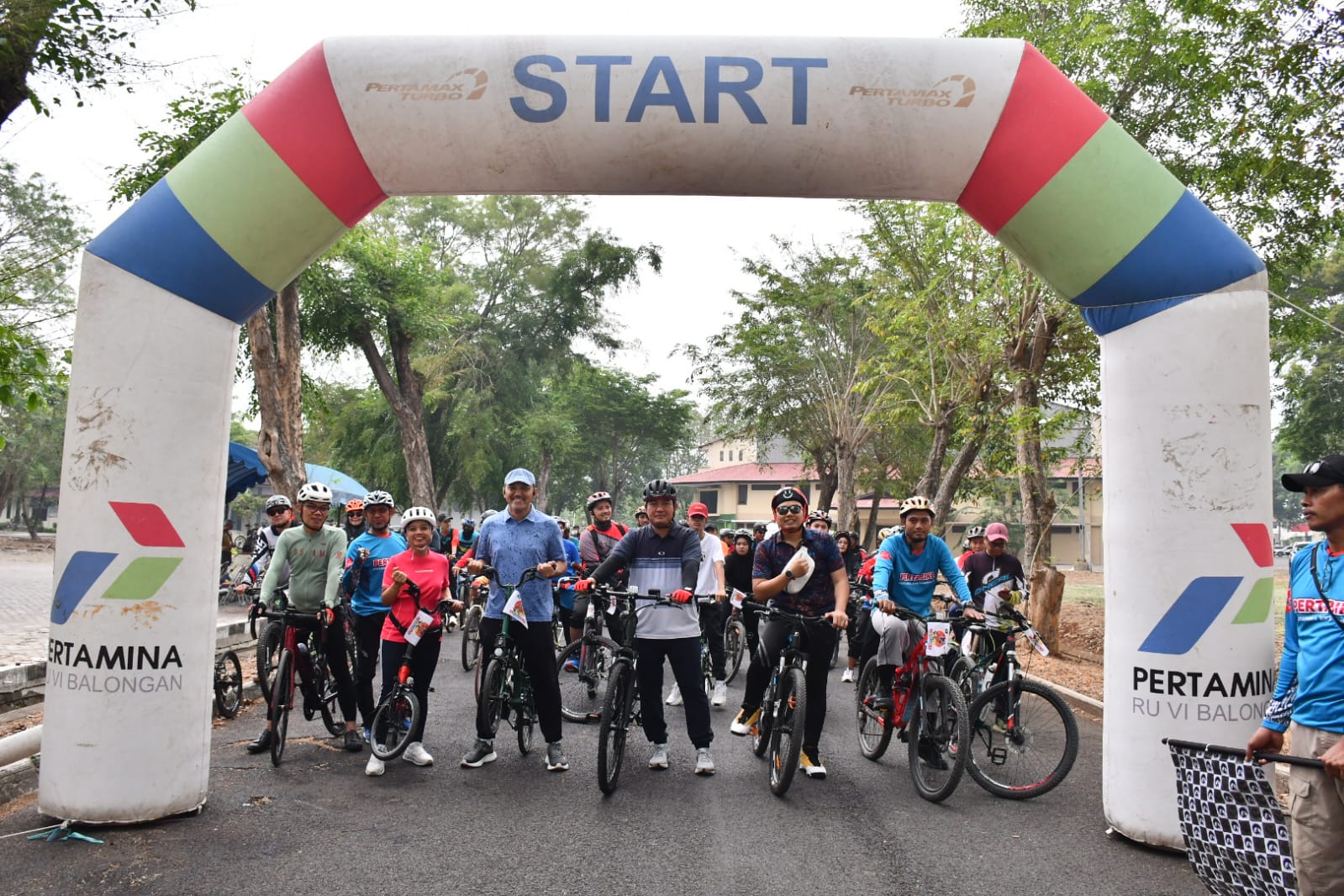 PT KPI Balongan Bersama Perwira Kilang, Adakan Goes Bertema City Tour Indramayu Sejauh 18 Km