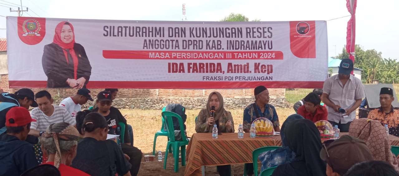 Silaturahmi Dan Kunjungan Reses Anggota DPRD Indramayu Fraksi PDIP Ida Faridah