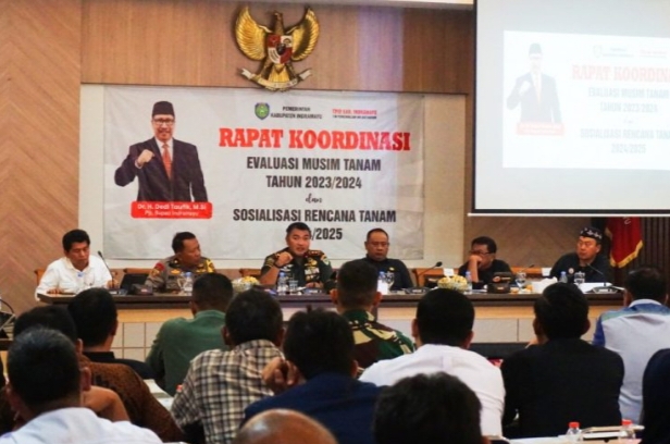 Sukseskan Rencana Tanam 2024/2025, Pemkab Indramayu Gelar Rakor Lintas Sektor