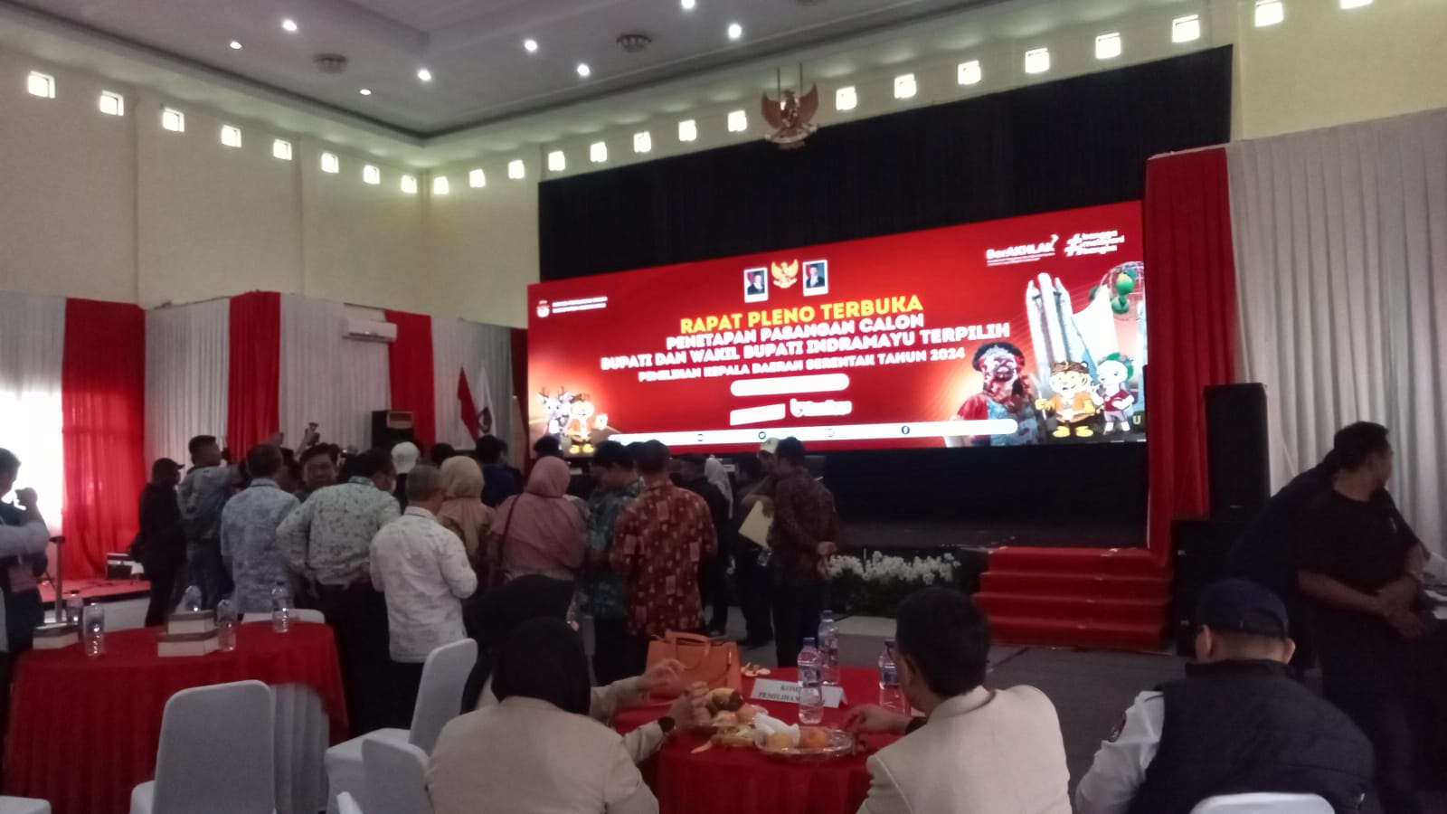 KPUD Indramayu Gelar Rapat Pleno Penetapan Bupati dan Wakil Bupati Terpilih Pilkada 2024