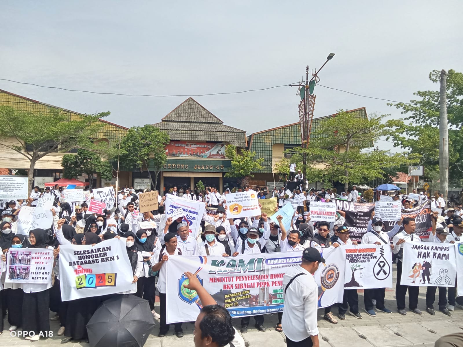 1.781 Guru Honorer Mendesak Pemkab Indramayu, Untuk Realisasi Pengangkatan PPPK