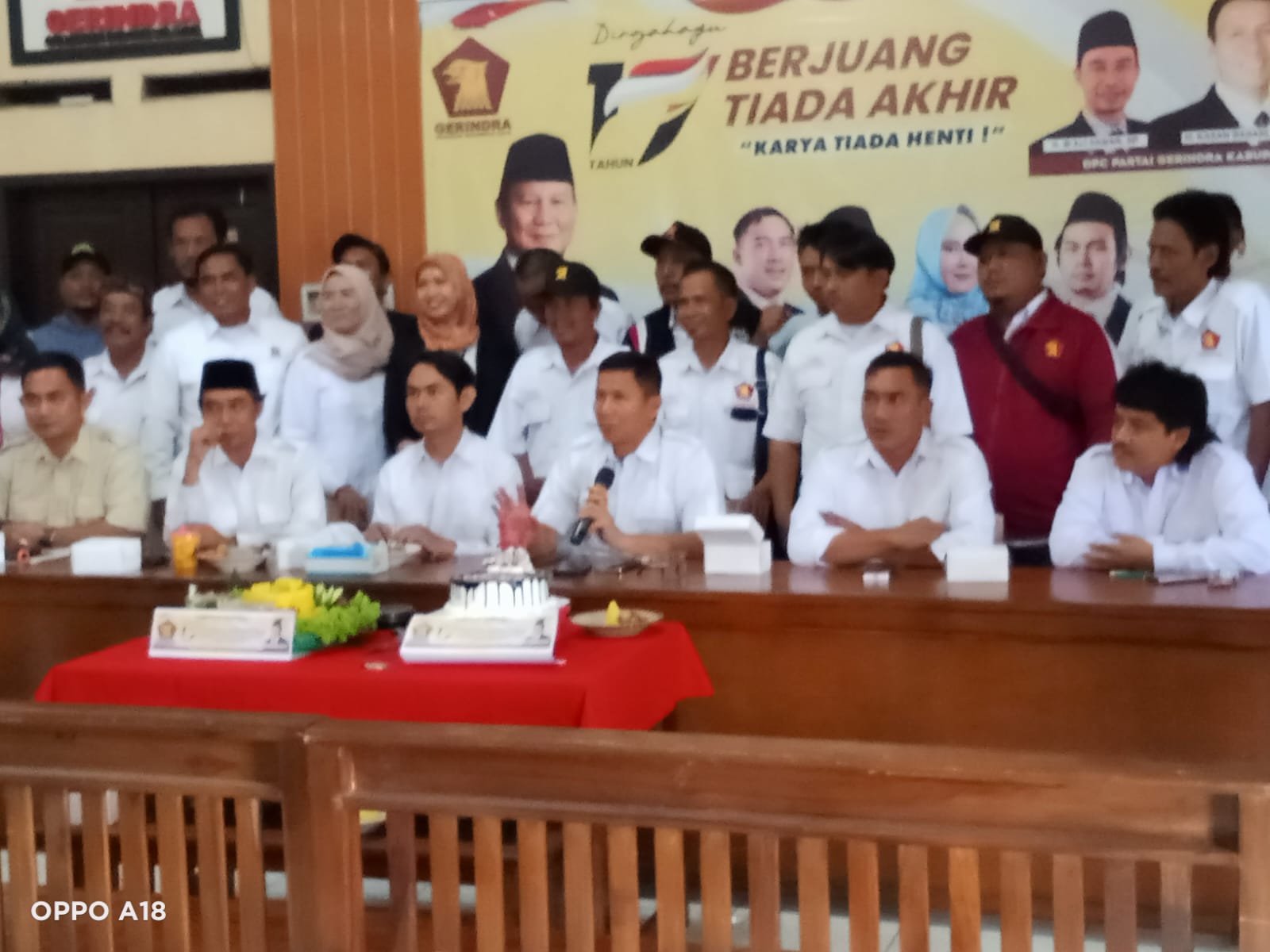 Ketua DPC Partai Gerindra Indramayu, Peringati HUT ke-17