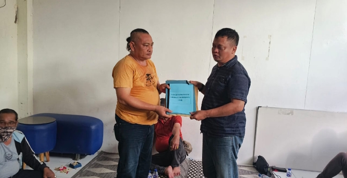 Serah Terima Jabatan Ketua FKJI lama Kepada Ketua FKJI Yang Baru