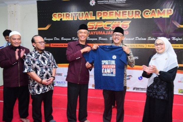 Wabup Syaefudin Buka Spiritual Preneur Camp, Ciptakan Ekonomi Kerakyatan Berbasis Pesantren