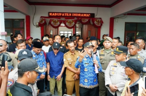 Langsung Hadir Di Tengah Warga, Wabup Syaefudin Mediasi Kuwu dan Warga Desa Sukaslamet