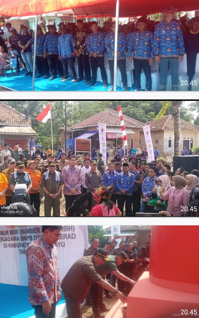 Cegah Krisis Air, BNPB Bekerja Sama Pusterad Bangun 4 Titik Sumur Bor di Indramayu