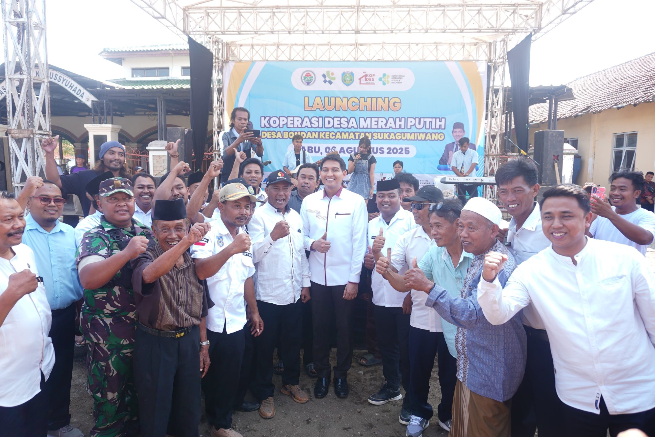 Resmikan Koperasi Merah Putih, Bupati Indramayu Dorong Kemandirian Ekonomi Warga Desa