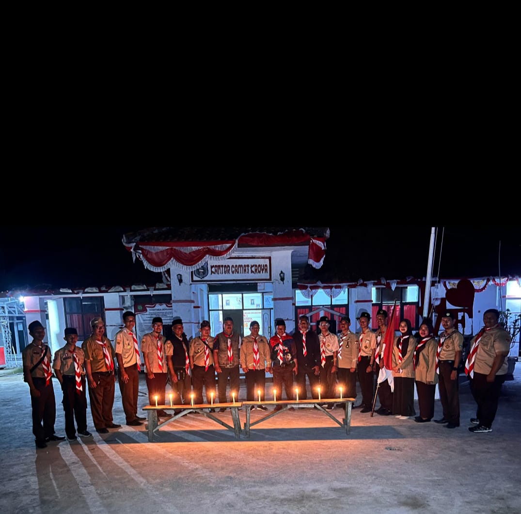 Pimpin Upacara Ulang Janji Pramuka, Camat Kroya Pramuka Salah Satu Wadah Pembentukan Karakter Penerus Bangsa