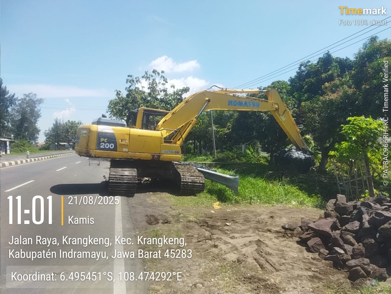 Pemkab Indramayu Realisasikan Program Ketahanan Pangan Dengan Normalisasi Saluran Irigasi Pembuang Tanjungsari
