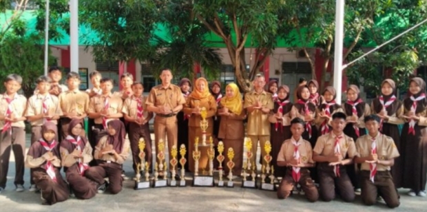 Keren! SMPN 4 Sindang Raih Juara Umum Madya Kiraja Scout 2025, Bukti Pembinaan Pramuka Berbuah Manis