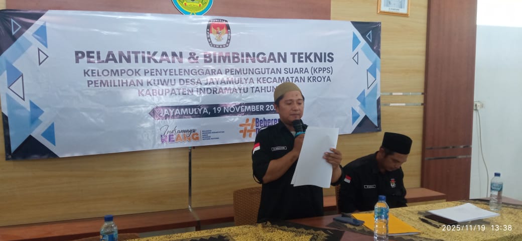KPPS Desa Jayamulya Resmi Dilantik