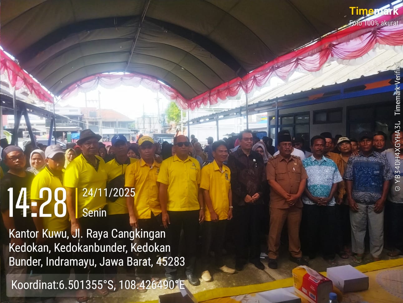 Silaturahmi Anggota DPRD Provinsi Jabar Dapil Xll di Kecamatan Kedokanbunder.