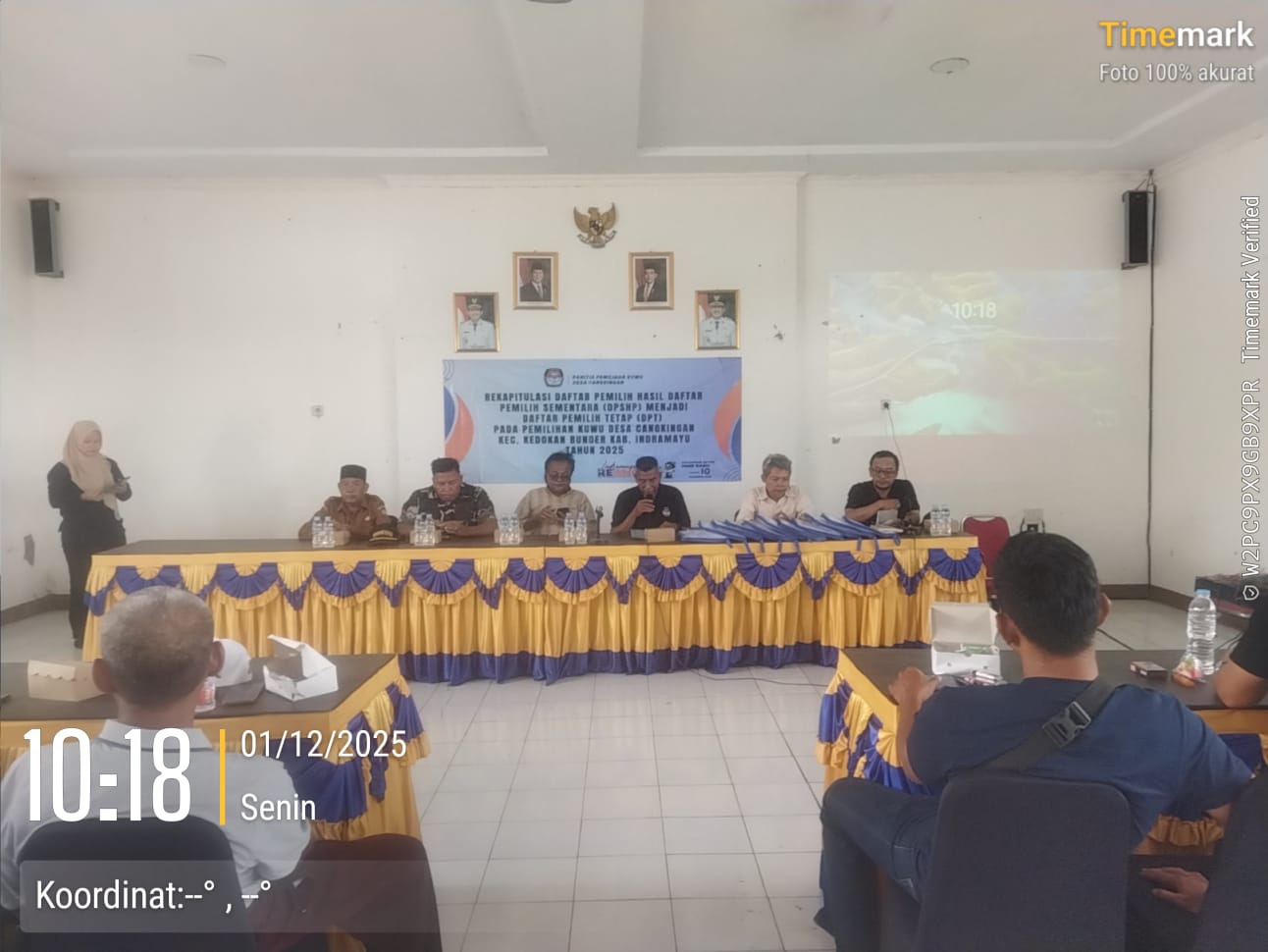 Panitia Pilwu Desa Cangkingan Selenggarakan Daftar Pemilih Tetap