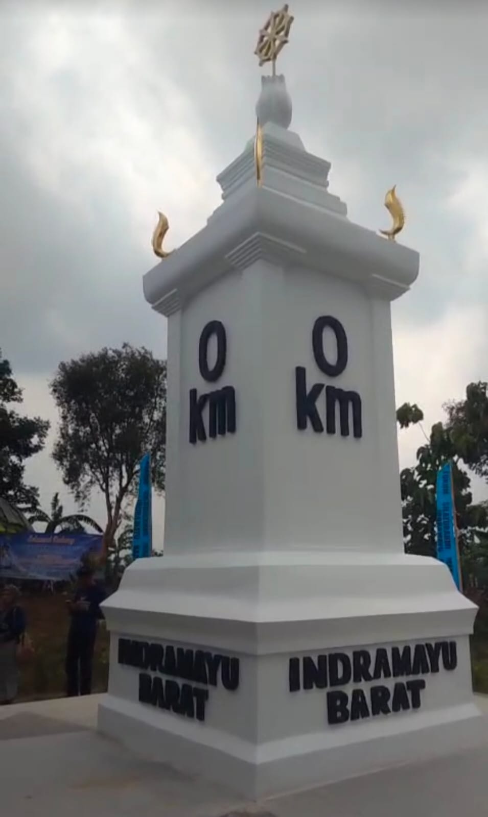 Tonggak Awal Perjuangan CDOB,Tugu Titik Nol Kilometer Indramayu Barat Resmi Berdiri