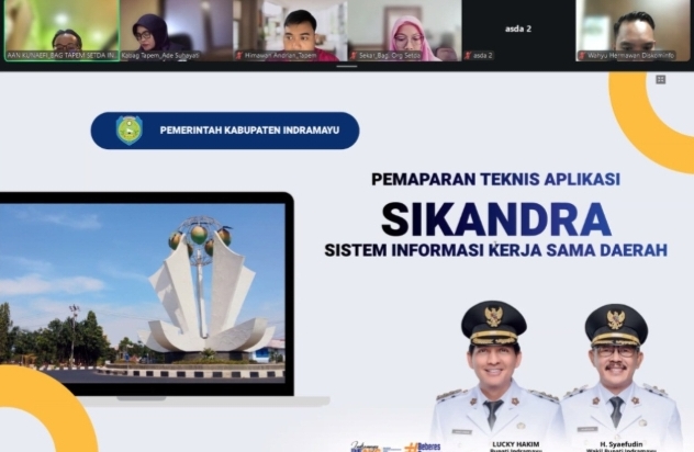 Pemerintah Kabupaten Indramayu Uji Coba Aplikasi Sistem Informasi Kerja Sama Daerah untuk Perkuat Sinergi dan Investasi