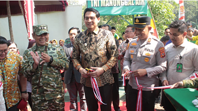 Sinergi TNI dan Pemkab Indramayu: Resmikan Jembatan Garuda dan Sumur Bor untuk Kesejahteraan Warga